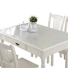 Polyester Table Cover Clear PVC Table Protector