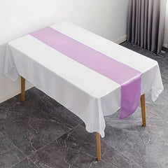 6pcs Polyester Tablecloth Nordic Style Solid Table Runners