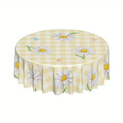 Waterproof Floral Tablecloth for Home Kitchen and Party