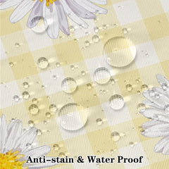 Waterproof Floral Tablecloth for Home Kitchen and Party