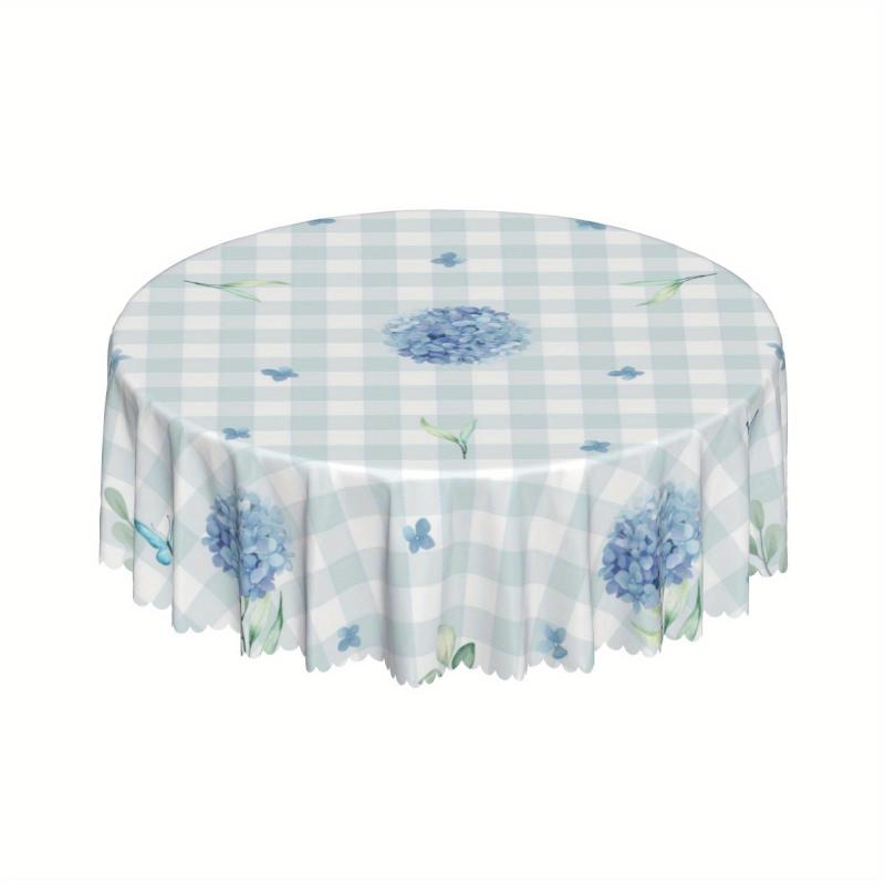 Waterproof Floral Tablecloth for Home Kitchen and Party