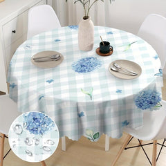 Waterproof Floral Tablecloth for Home Kitchen and Party