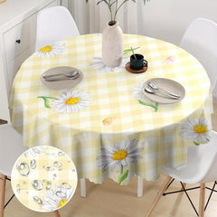Waterproof Floral Tablecloth for Home Kitchen and Party