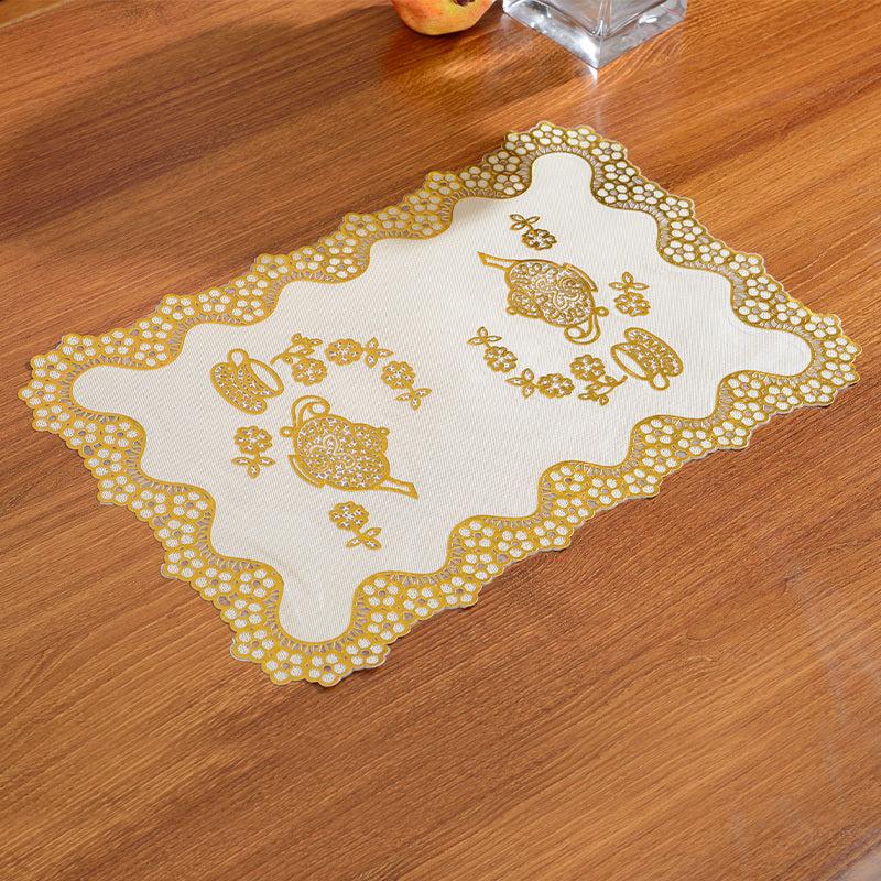 Plastic Placemats Square Dining Table Pads European Style Minimalist