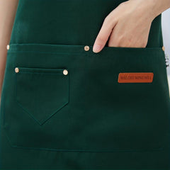 Polyester Apron Unisex Adjustable Cooking Apron Catering Sleeveless