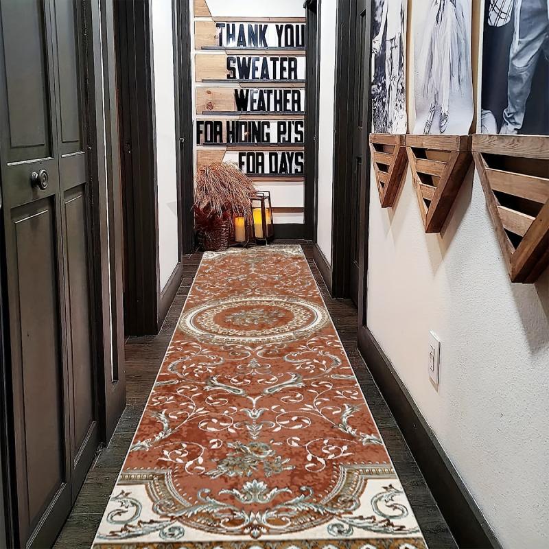 Vintage Floral 2'X10' Kitchen Rug Soft Laundry Room Oriental Hallway Rug
