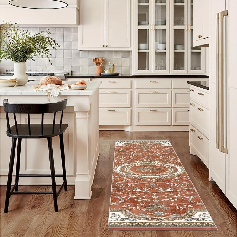 Vintage Floral 2'X10' Kitchen Rug Soft Laundry Room Oriental Hallway Rug