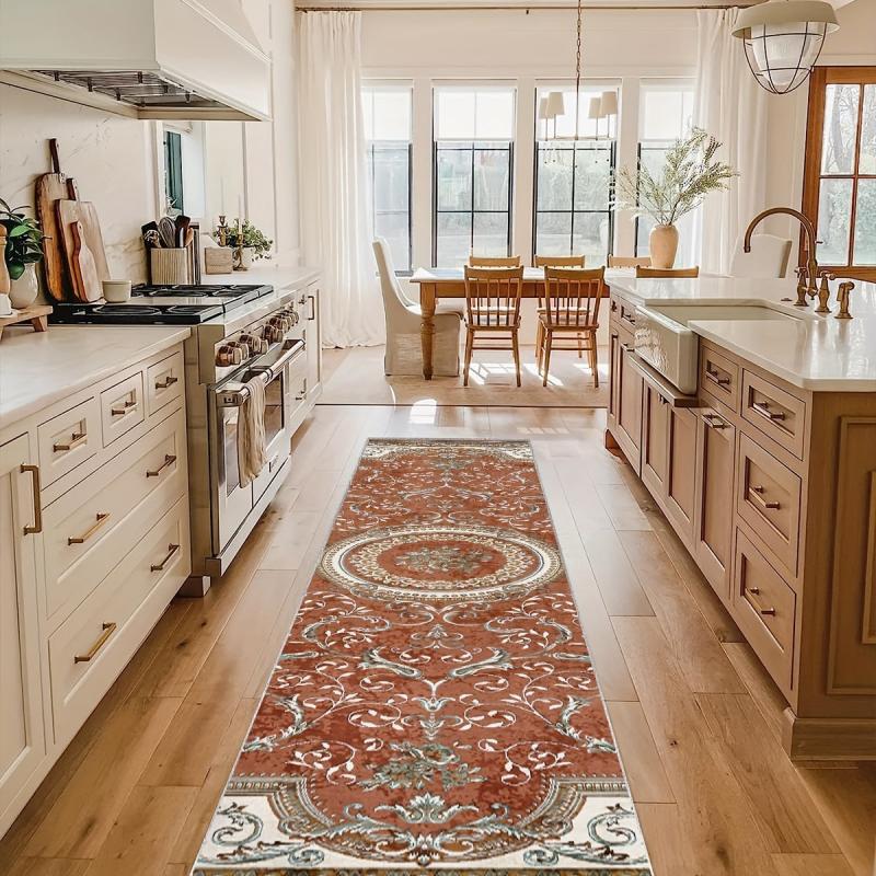 Vintage Floral 2'X10' Kitchen Rug Soft Laundry Room Oriental Hallway Rug