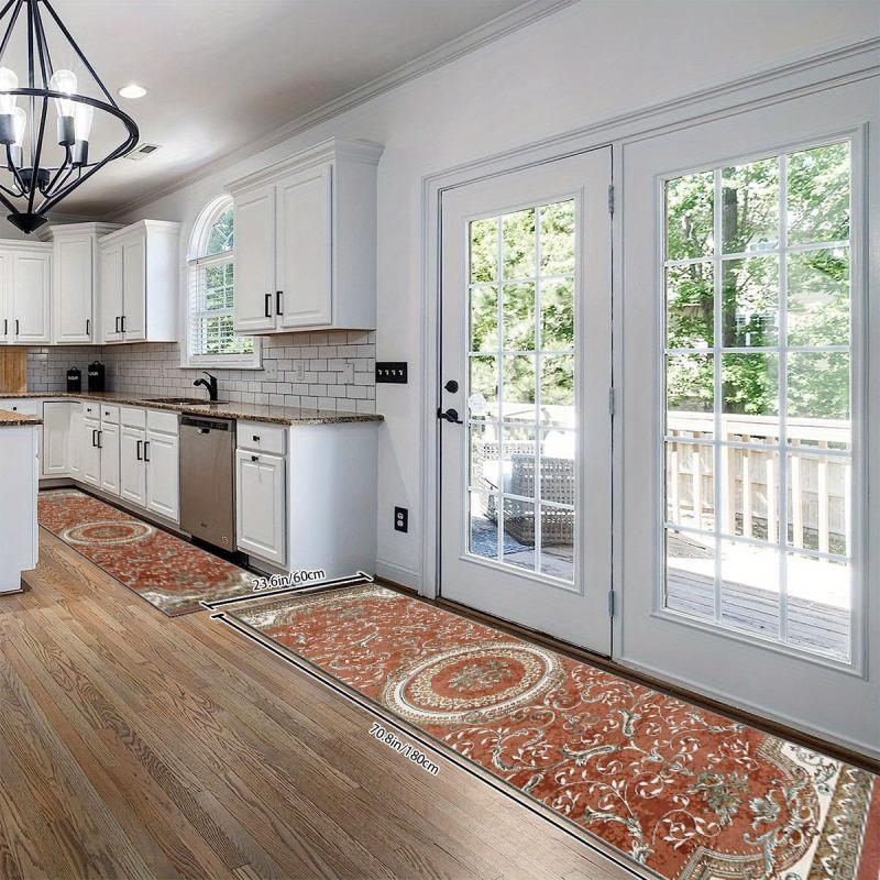 Vintage Floral 2'X10' Kitchen Rug Soft Laundry Room Oriental Hallway Rug