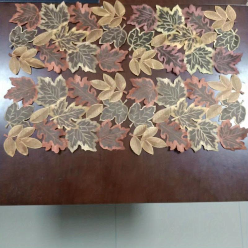4pcs Modern Floral Tea Plate Placemats Creative Tablemats for Home Decor