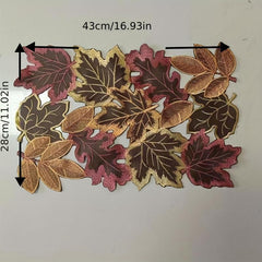 4pcs Modern Floral Tea Plate Placemats Creative Tablemats for Home Decor