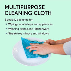 4pcs Reusable Dish Cloths Absorbent Hand Towels For Kitchen Washing Dishes 19x17