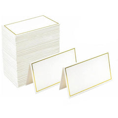20pcs Acrylic Place Cards Transparent Acrylic Shelf Rectangle Blank Plate