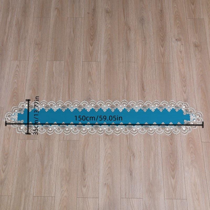 Polyester Lace Embroidered Table Runner Waterproof Holiday Decor