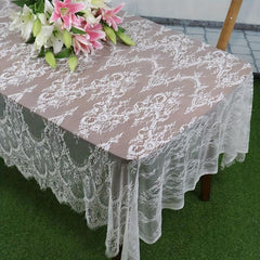 Vintage Lace Tablecloth 152x304.8cm Embroidery Anti-scalding Table Cover