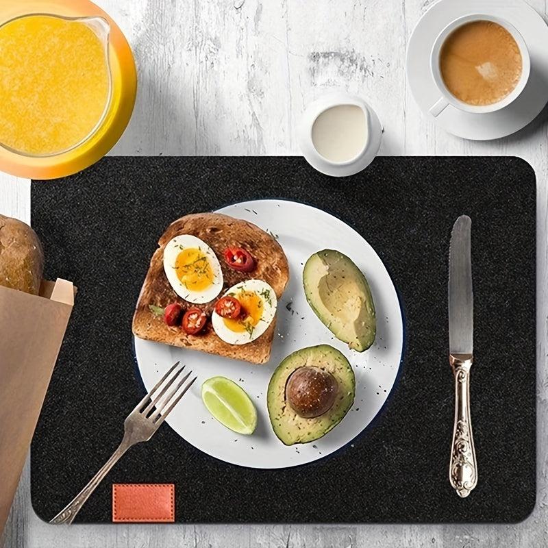12pcs Felt Meal Cushion Set Nordic Style Table Decoration Mat