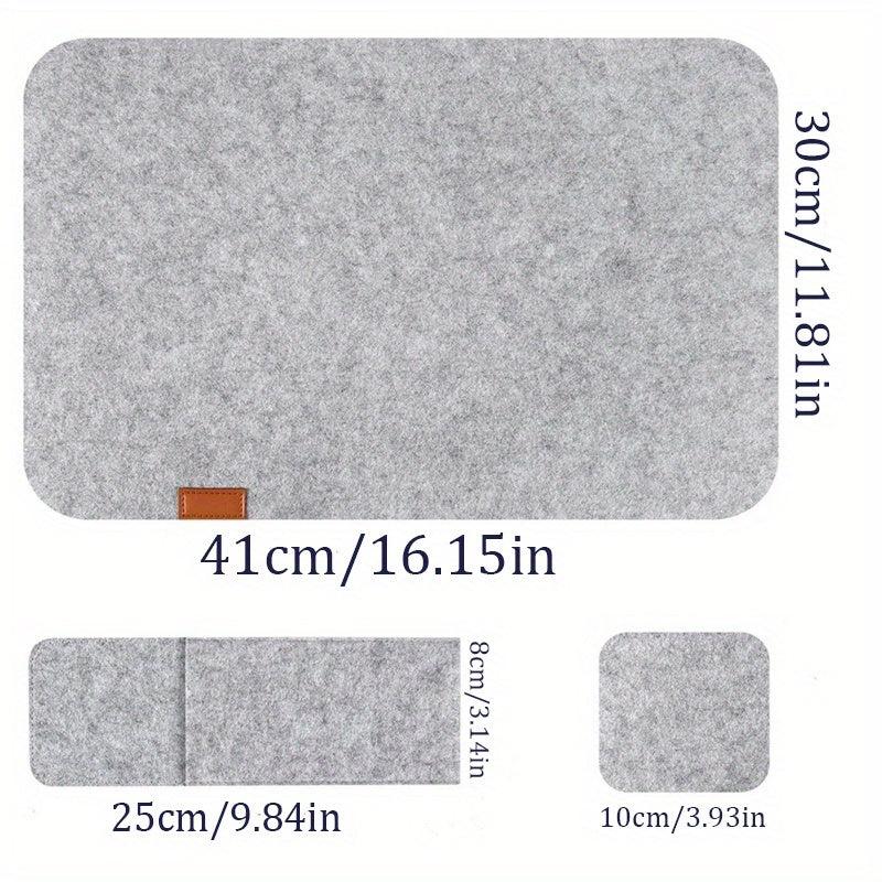 12pcs Felt Meal Cushion Set Nordic Style Table Decoration Mat