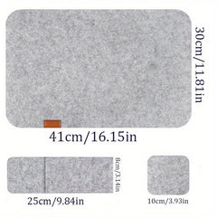12pcs Felt Meal Cushion Set Nordic Style Table Decoration Mat