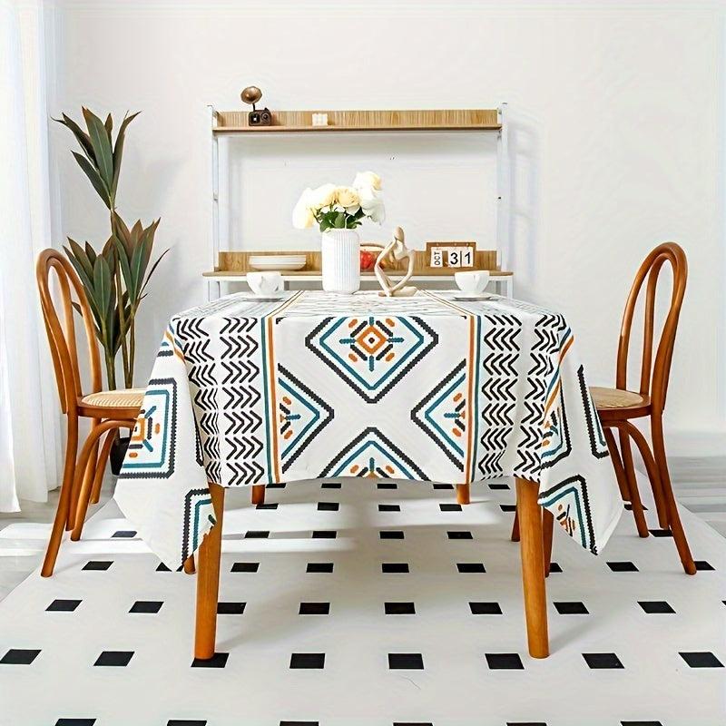 Bohemian Tablecloth Stain Resistant Waterproof - Perfect for Picnics Weddings