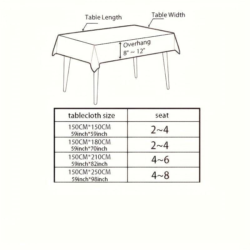 Bohemian Tablecloth Stain Resistant Waterproof - Perfect for Picnics Weddings