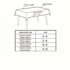 Bohemian Tablecloth Stain Resistant Waterproof - Perfect for Picnics Weddings
