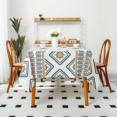 Bohemian Tablecloth Stain Resistant Waterproof - Perfect for Picnics Weddings