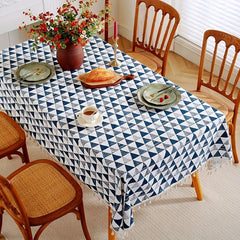 Triangle Tassel Tablecloth for Picnics Camp Weddin