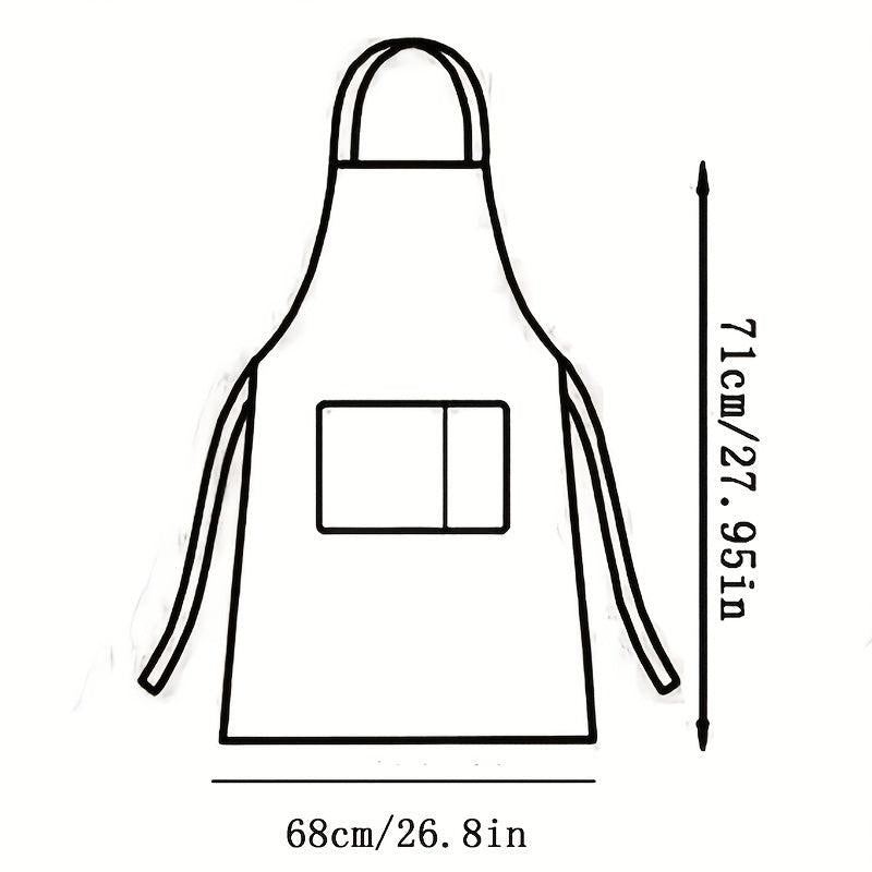 Waterproof Cartoon Cat Kitchen Apron for Home Cooking