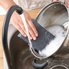 4pcs Double Sided Cleaning Brush Set for Tableware and Pans