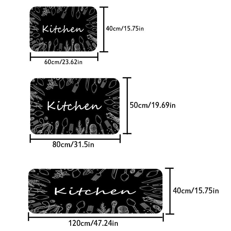 Soft Thickened Kitchen Mat Non-slip Waterproof