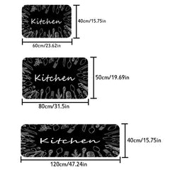 Soft Thickened Kitchen Mat Non-slip Waterproof