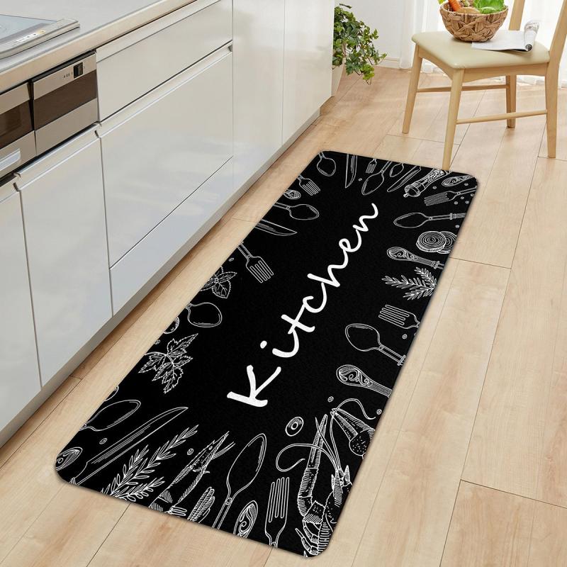 Soft Thickened Kitchen Mat Non-slip Waterproof