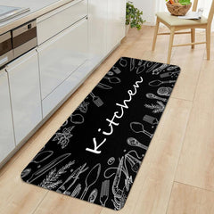 Soft Thickened Kitchen Mat Non-slip Waterproof