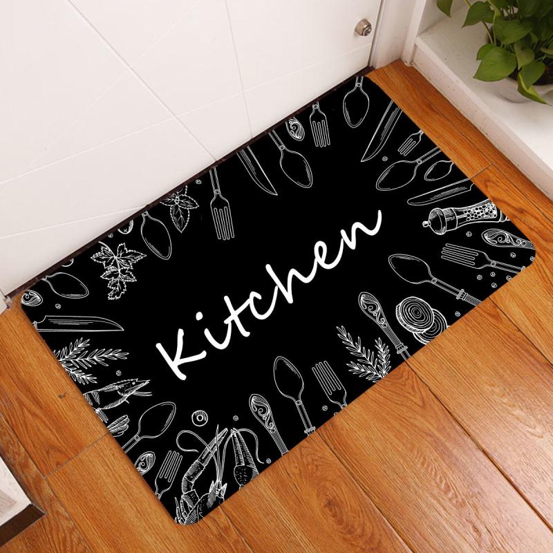 Soft Thickened Kitchen Mat Non-slip Waterproof
