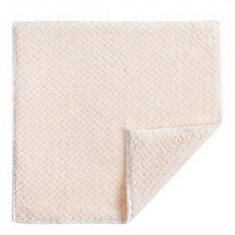 Absorbent Cleaning Cloth Coral Fleece Dishwashing Cloth