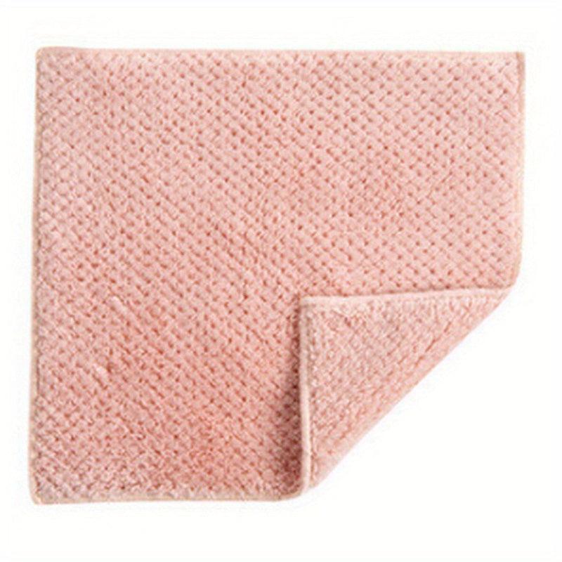 Absorbent Cleaning Cloth Coral Fleece Dishwashing Cloth