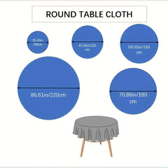 Embroidery Lace Round Tablecloth Bohemian Style Coffee Table Cloth