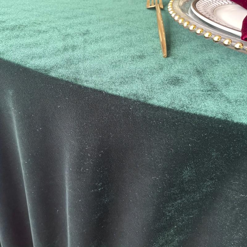 Round Velvet Tablecloth Table Cover For Weddings Parties Baby Showers And Events