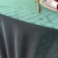 Round Velvet Tablecloth Table Cover For Weddings Parties Baby Showers And Events