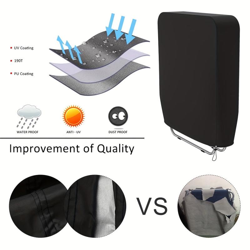 Waterproof Reclining Chair Cover 93x82cm Anti-UV Dustproof Windproof