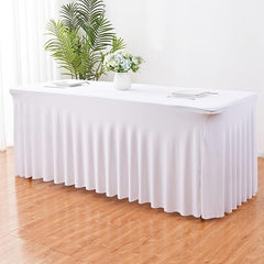 Polyester Elastic Table Cover All Inclusive Spandex Tablecloth