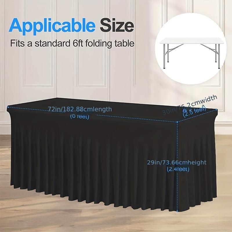 Polyester Elastic Table Cover All Inclusive Spandex Tablecloth