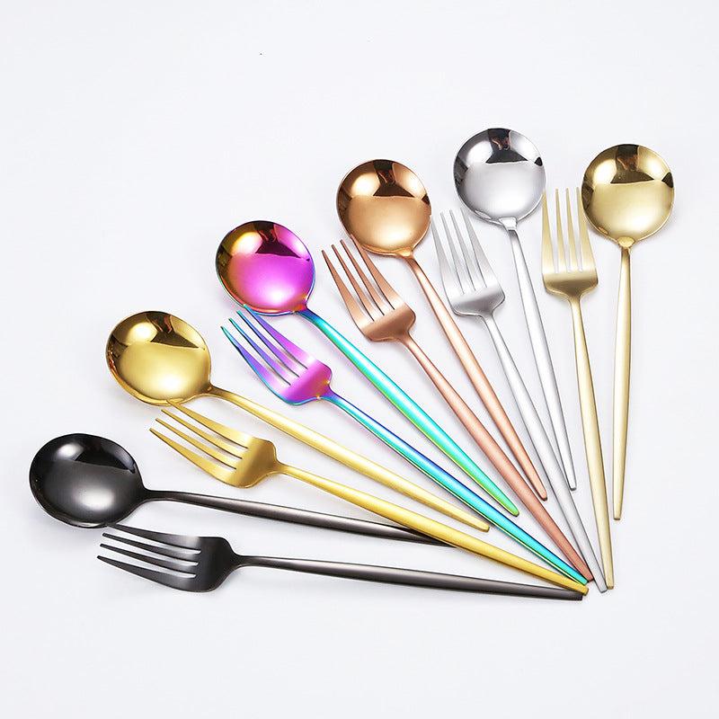 16pcs Stainless Steel Cutlery Set for Home & Restaurant Use