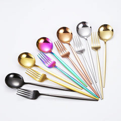 16pcs Stainless Steel Cutlery Set for Home & Restaurant Use