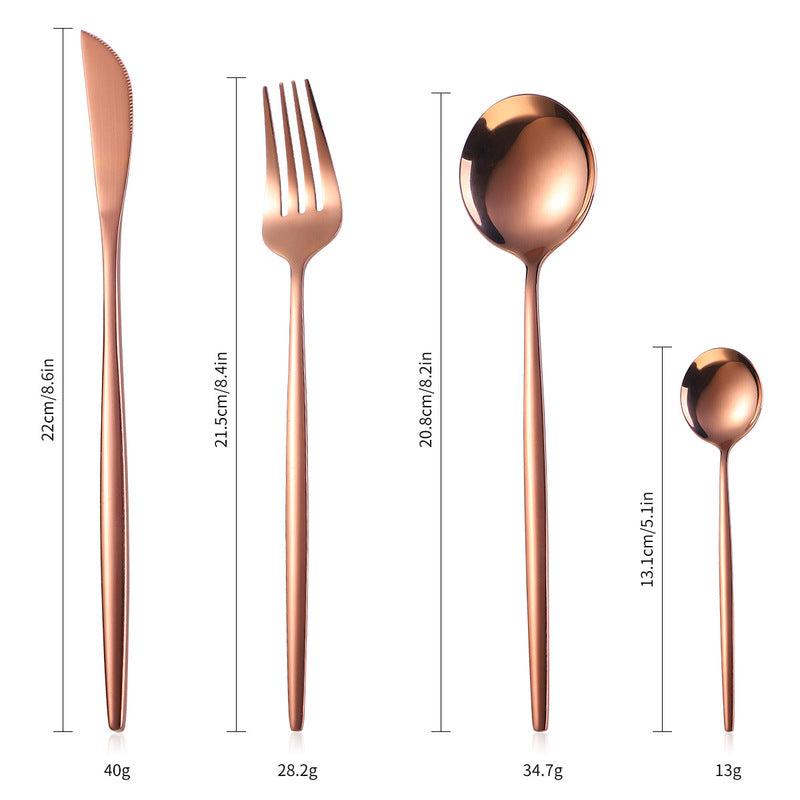 16pcs Stainless Steel Cutlery Set for Home & Restaurant Use