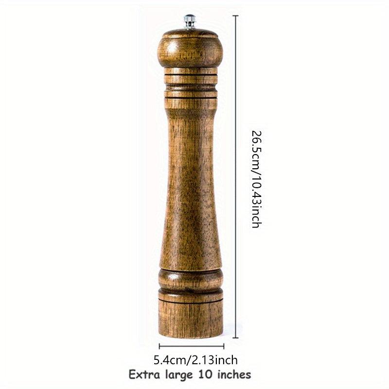 Oak Wood Pepper Mill Grinder Set - Perfect for Spice Up Meals