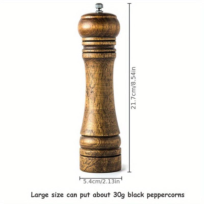 Oak Wood Pepper Mill Grinder Set - Perfect for Spice Up Meals
