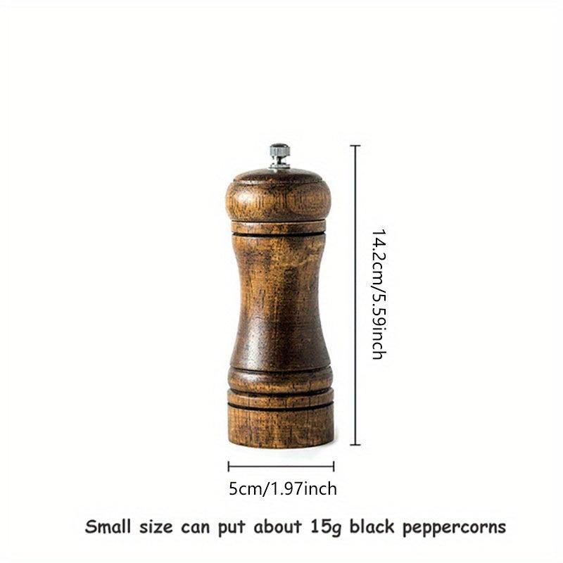 Oak Wood Pepper Mill Grinder Set - Perfect for Spice Up Meals