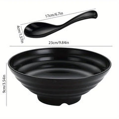2pcs Bowl Set Dishwasher & Microwave Safe Pho Thai Miso Udon Bowl Set