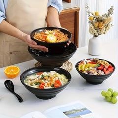 2pcs Bowl Set Dishwasher & Microwave Safe Pho Thai Miso Udon Bowl Set